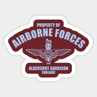 Property of Airborne Forces - Aldershot Garrison Sticker